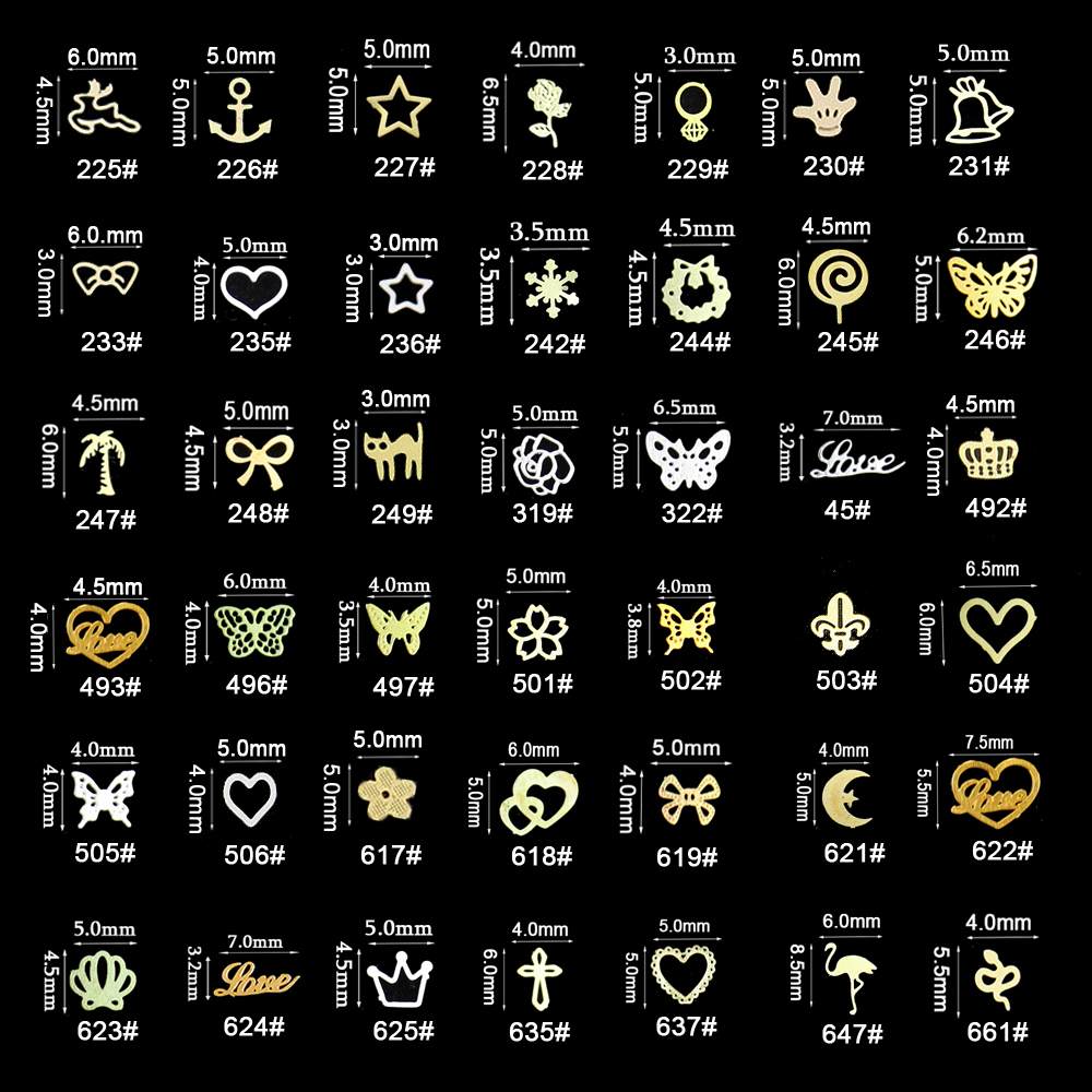 Autocollants métalliques pour  - Gold Foil Flakes avis et prix